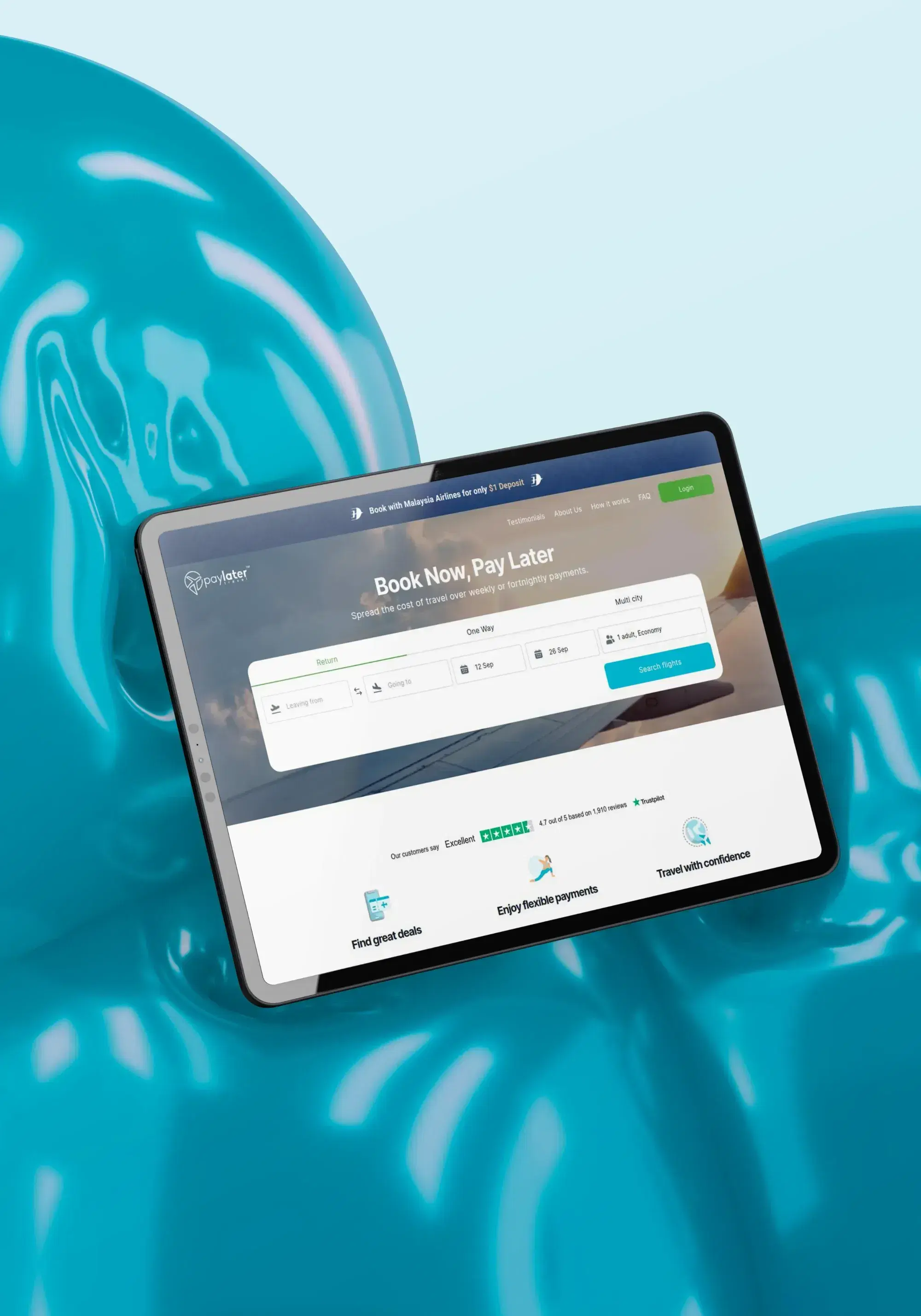 Slice flight booking platform